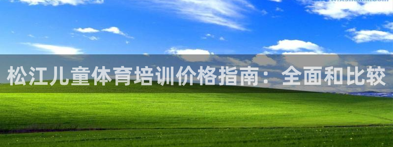 欧陆娱乐登录平台：松江儿童体育培训价格指南：全面和比